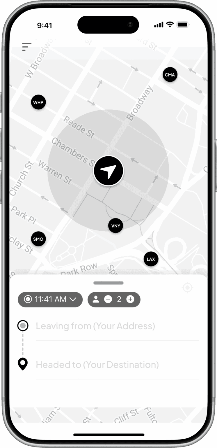 Soar app — Locate